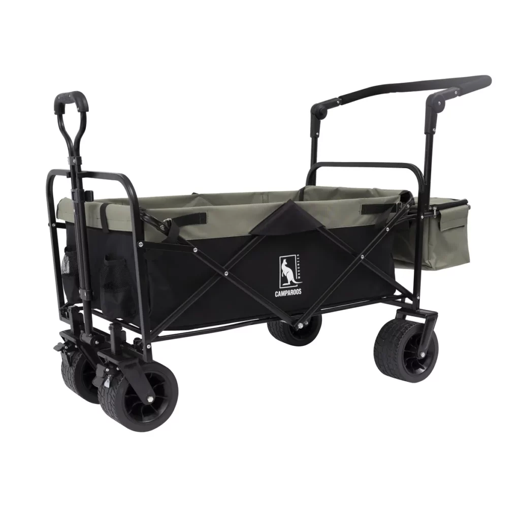 Standard Wagon Trolley Foldable Push-Pull Transport - Beige